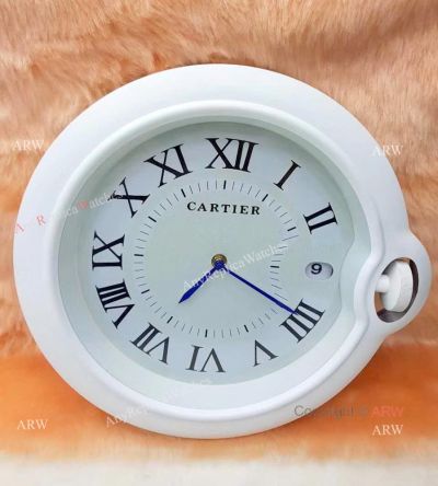 Replica Cartier Ballon Bleu Dealers Clock - White Wall Clock